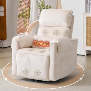 Electric TV Chair mit Massage, Wärme und 270° Drehfunktion