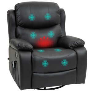 HOMCOM Massagesessel elektrisch mit Heizung und Fernbedienung