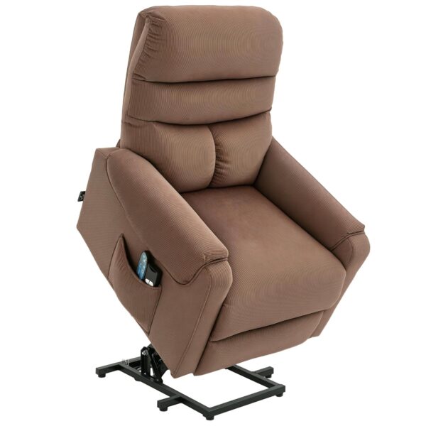 HOMCOM Massagesessel mit Aufstehhilfe, Heizfunktion, Fernbedienung