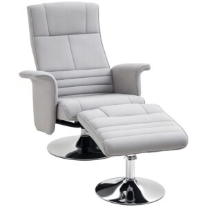 HOMCOM Relaxsessel mit Massagefunktion, elektrisch verstellbar, Fußstütze