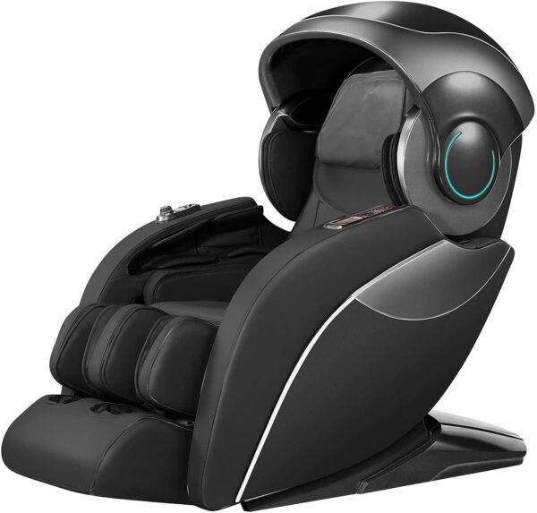 Newgen Medicals Massage-Liege mit App-Steuerung, Bluetooth und Space-Cover