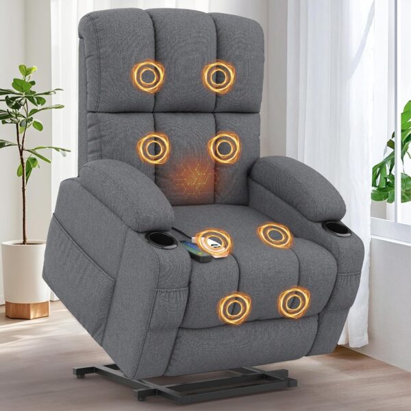 Relaxing Chair Massage-Sessel mit Wärme, elektrischer Höhenverstellung & USB