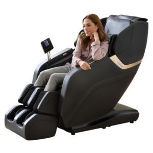 WELCON Prestige III Massagestuhl Schwarz mit Sensor Scan für Körpergröße