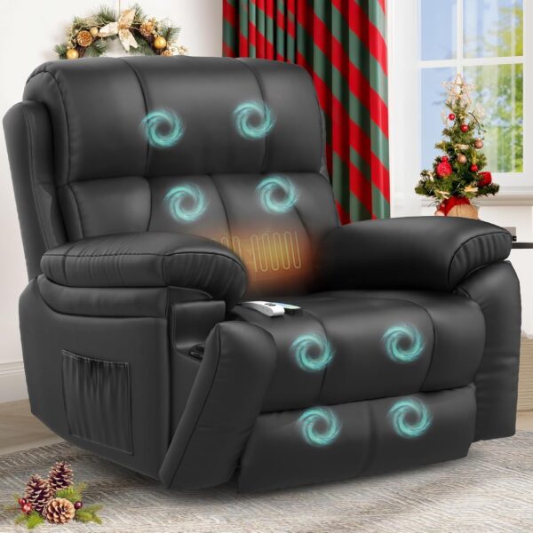 YONISEE TV-Sessel mit Massage, Heizung und Aufstehhilfe